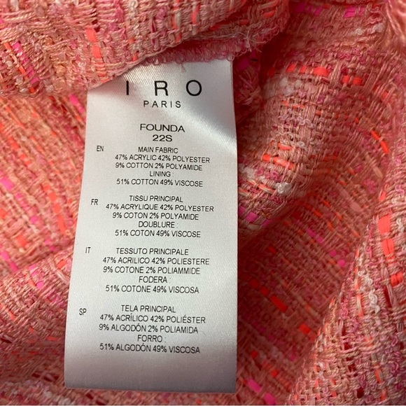 IRO Founda Fringed Bouclé Shirt Jacket - Picture 11 of 11